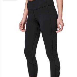 Lululemon Pace Rival Crop 22” - Black - Size 2